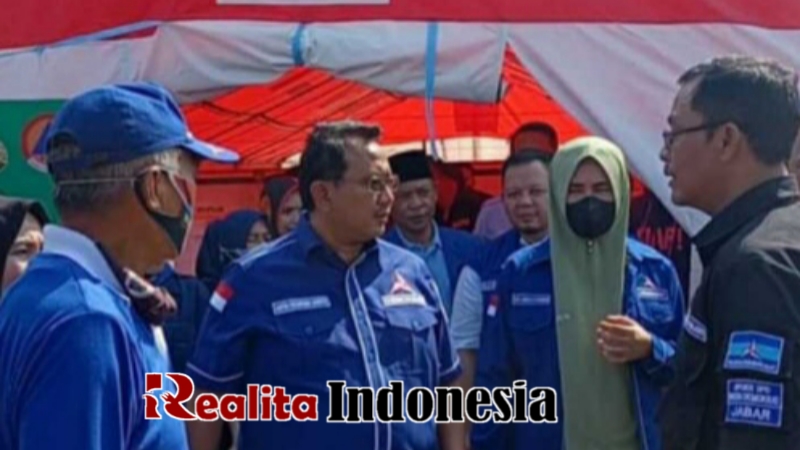 Ketua DPC PD Garut Dampingi Ketua DPD PD Jabar Kunjungi Dapur Umum TNI